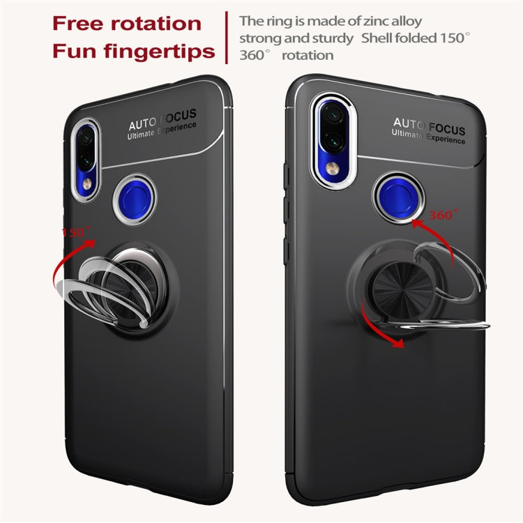 Metal Ring Holder 360 Degree Rotating TPU Case for  Xiaomi Redmi 7