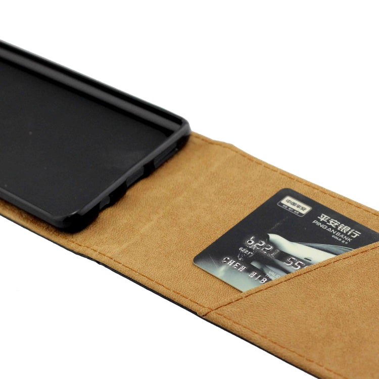 Business Style Vertical Flip TPU Leather Case for Galaxy S10 / G9730,  with Card Slot(Black)