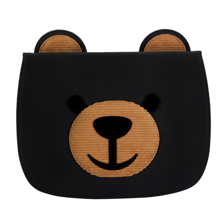 Cute Bear Embroidered Horizontal Flipped Leather Sleeve for iPad Mini 1 & Mini 2 & Mini 3 & Mini 4 & Mini 5, with Bracket-Dormancy