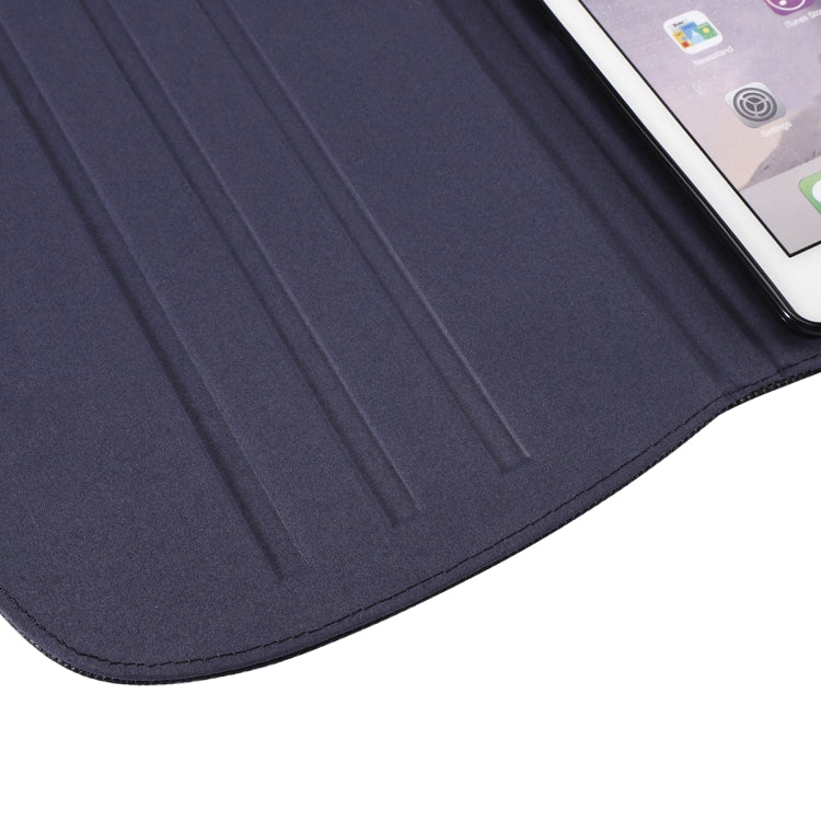 Cute Bear Embroidered Horizontal Flipped Leather Sleeve for iPad Mini 1 & Mini 2 & Mini 3 & Mini 4 & Mini 5, with Bracket-Dormancy