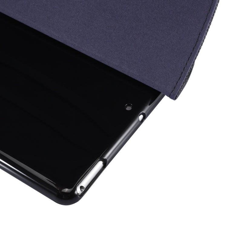 Cute Bear Embroidered Horizontal Flipped Leather Sleeve for iPad Mini 1 & Mini 2 & Mini 3 & Mini 4 & Mini 5, with Bracket-Dormancy