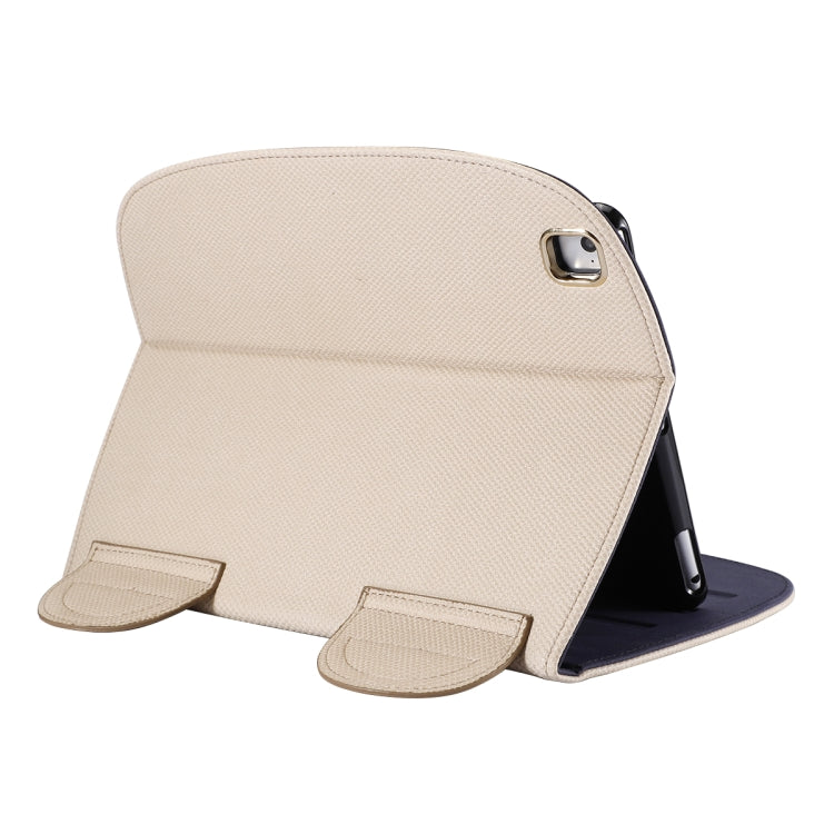 Cute Bear Embroidered Horizontal Flipped Leather Sleeve for iPad Mini 1 & Mini 2 & Mini 3 & Mini 4 & Mini 5, with Bracket-Dormancy