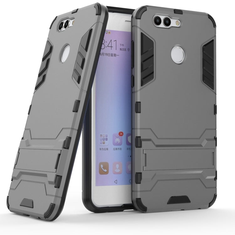 Shockproof PC + TPU Case for Huawei Nova 2 Plus, with Holder