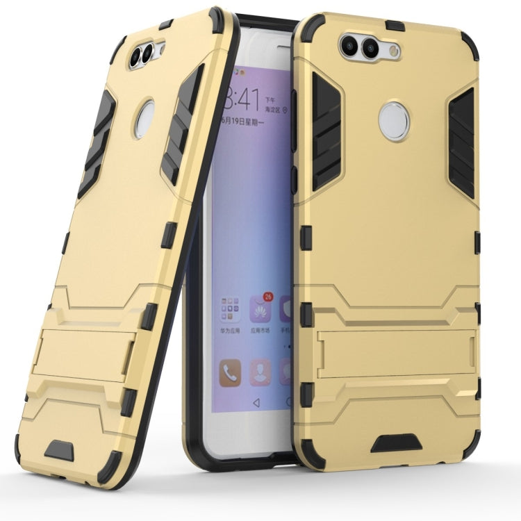 Shockproof PC + TPU Case for Huawei Nova 2 Plus, with Holder