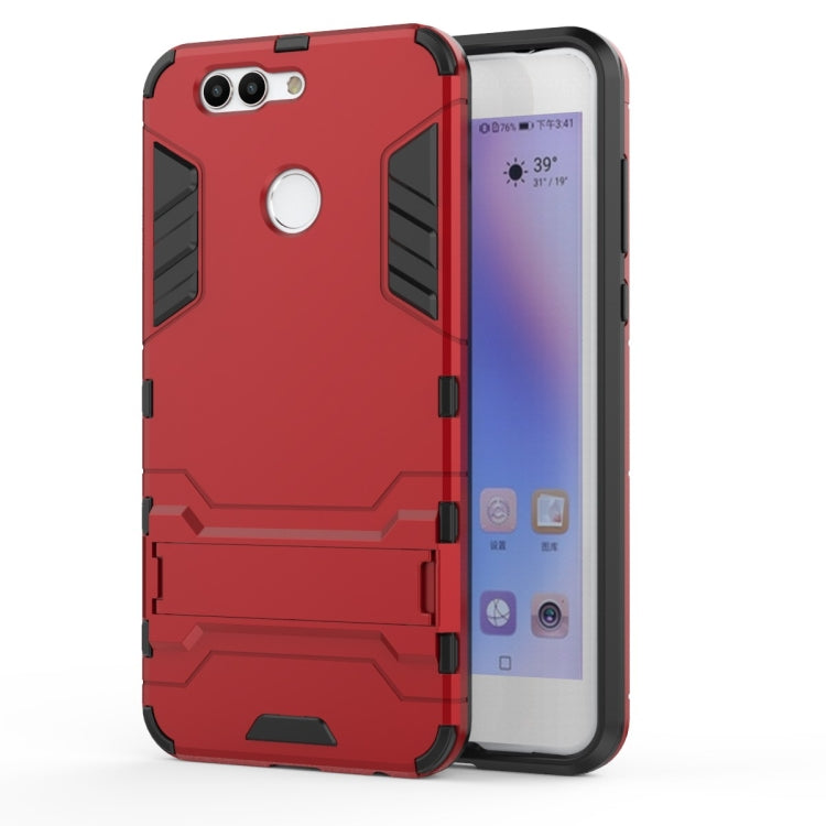 Shockproof PC + TPU Case for Huawei Nova 2 Plus, with Holder
