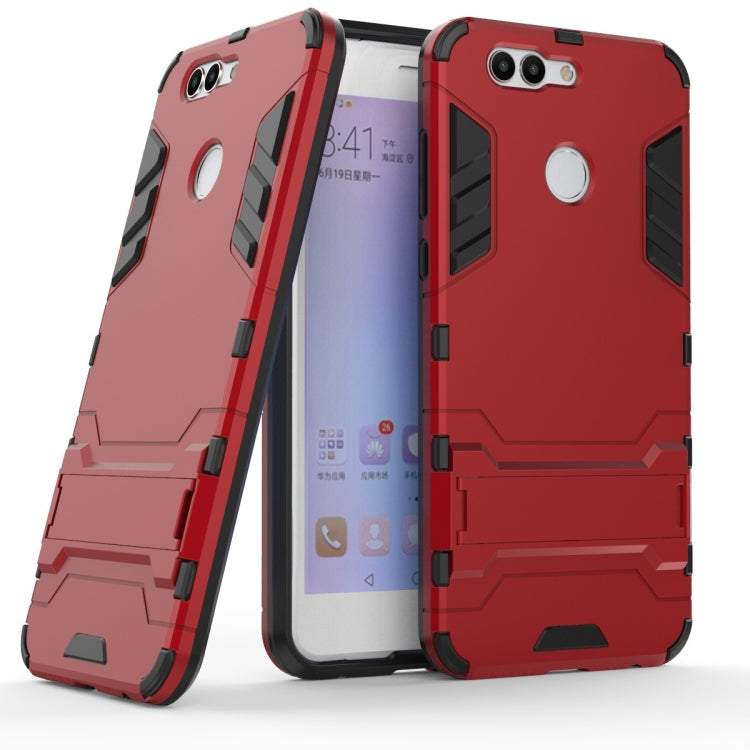 Shockproof PC + TPU Case for Huawei Nova 2 Plus, with Holder