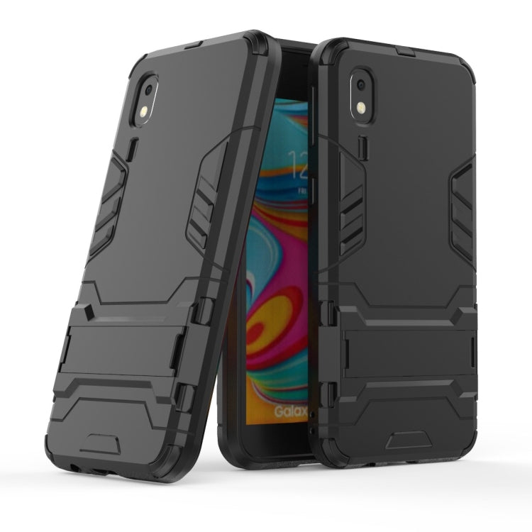 Shockproof PC + TPU Case for Galaxy A2 Core, with Holder