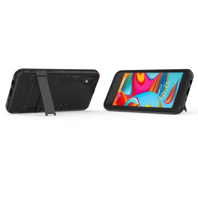 Shockproof PC + TPU Case for Galaxy A2 Core, with Holder