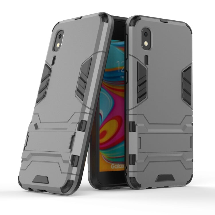 Shockproof PC + TPU Case for Galaxy A2 Core, with Holder