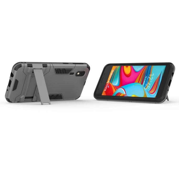 Shockproof PC + TPU Case for Galaxy A2 Core, with Holder