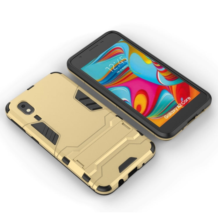 Shockproof PC + TPU Case for Galaxy A2 Core, with Holder