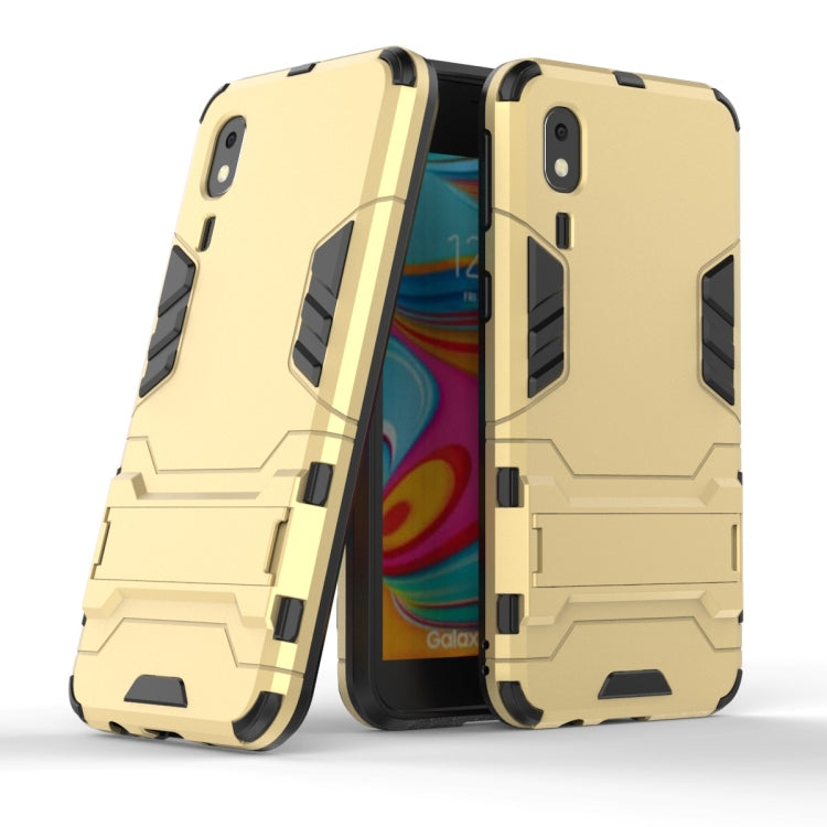 Shockproof PC + TPU Case for Galaxy A2 Core, with Holder