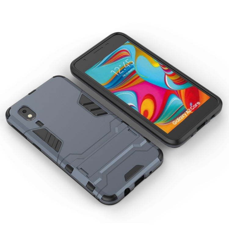 Shockproof PC + TPU Case for Galaxy A2 Core, with Holder