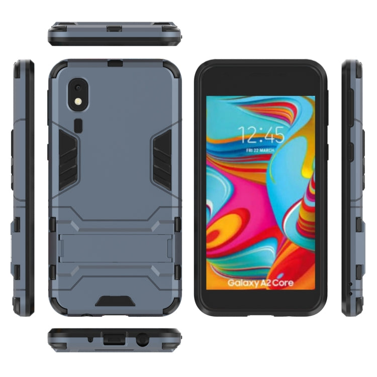 Shockproof PC + TPU Case for Galaxy A2 Core, with Holder