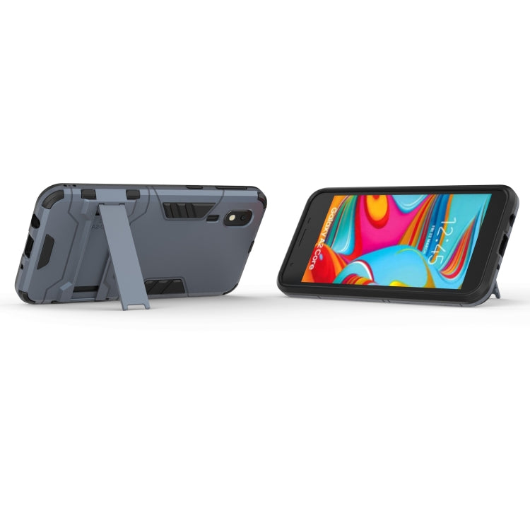 Shockproof PC + TPU Case for Galaxy A2 Core, with Holder