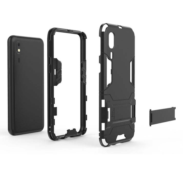 Shockproof PC + TPU Case for Galaxy A2 Core, with Holder