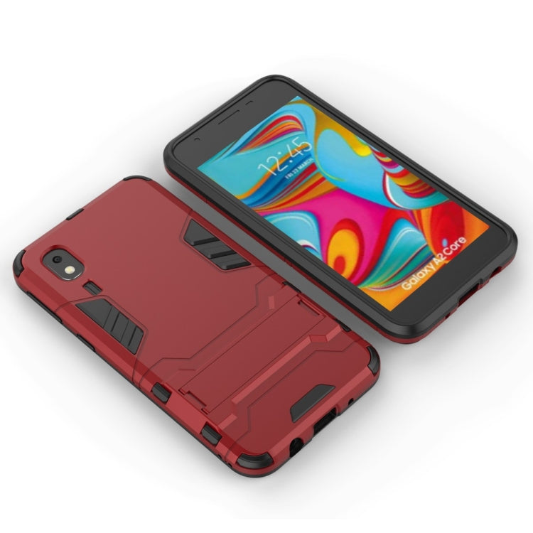 Shockproof PC + TPU Case for Galaxy A2 Core, with Holder