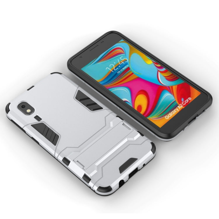 Shockproof PC + TPU Case for Galaxy A2 Core, with Holder