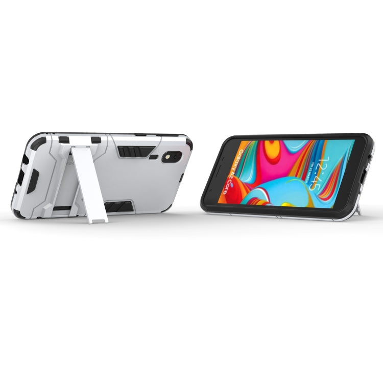 Shockproof PC + TPU Case for Galaxy A2 Core, with Holder