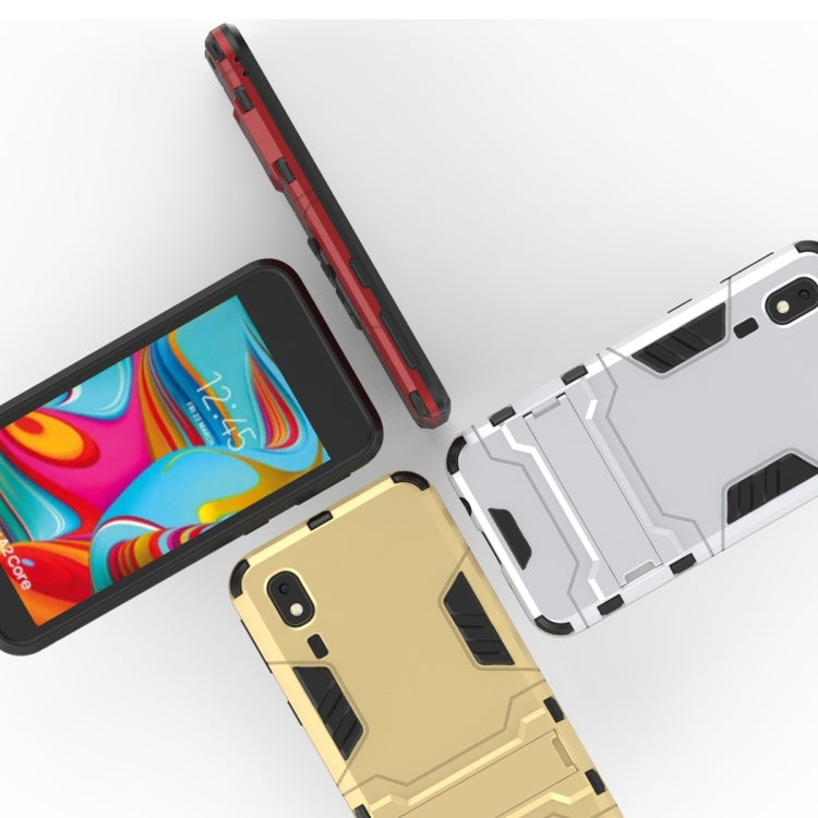 Shockproof PC + TPU Case for Galaxy A2 Core, with Holder