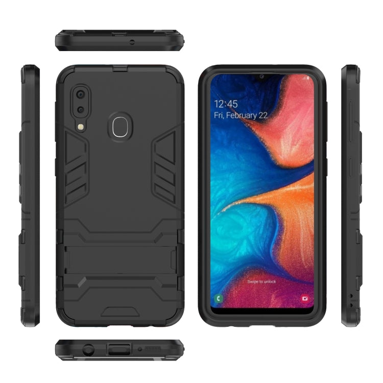 Shockproof PC + TPU Case for Galaxy A20e, with Holder
