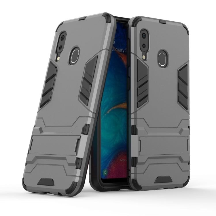 Shockproof PC + TPU Case for Galaxy A20e, with Holder