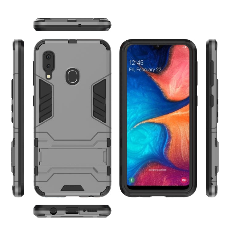 Shockproof PC + TPU Case for Galaxy A20e, with Holder