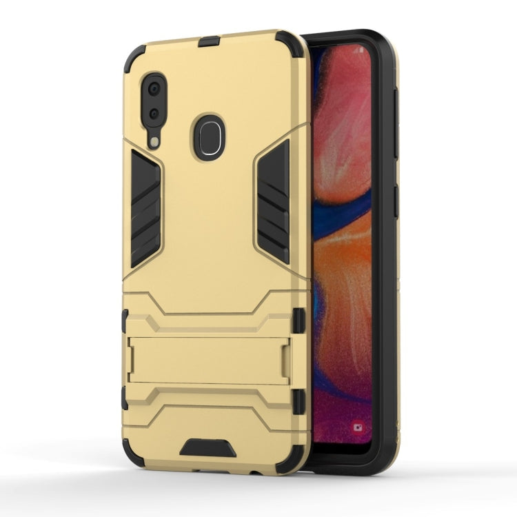 Shockproof PC + TPU Case for Galaxy A20e, with Holder