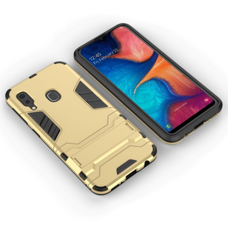 Shockproof PC + TPU Case for Galaxy A20e, with Holder