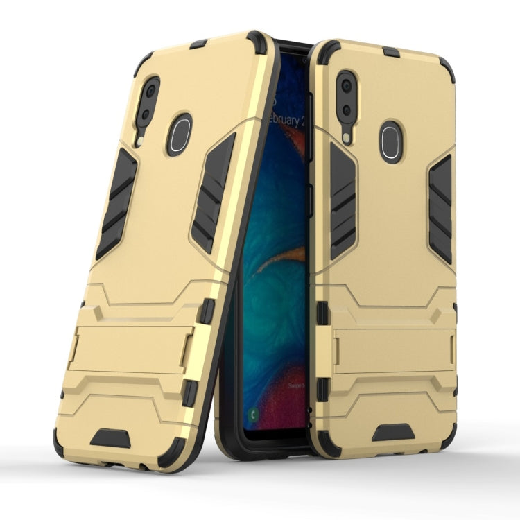 Shockproof PC + TPU Case for Galaxy A20e, with Holder