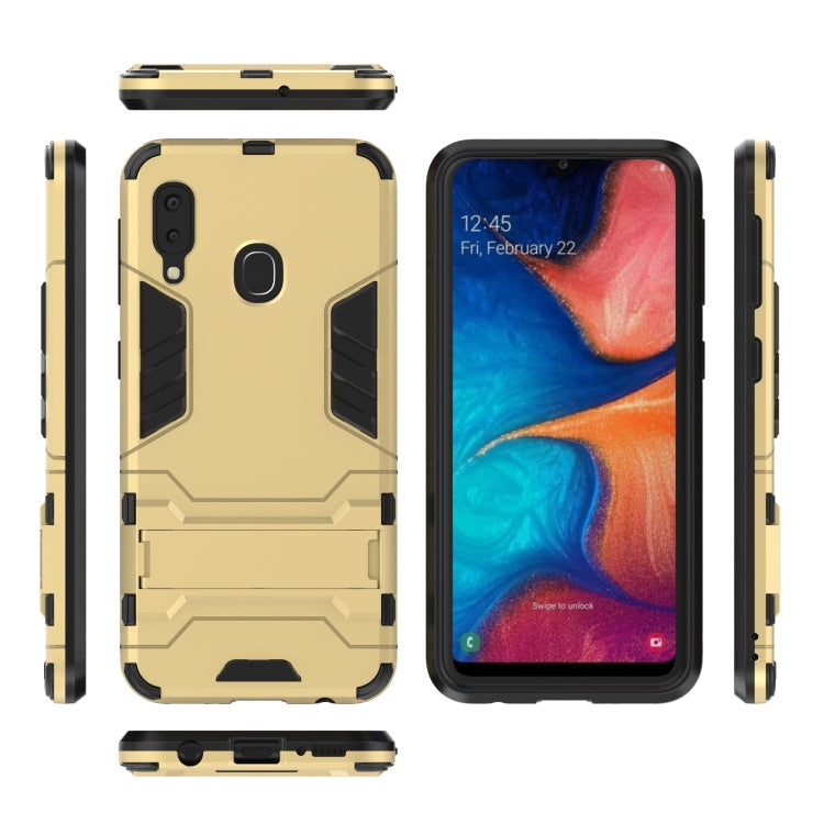 Shockproof PC + TPU Case for Galaxy A20e, with Holder