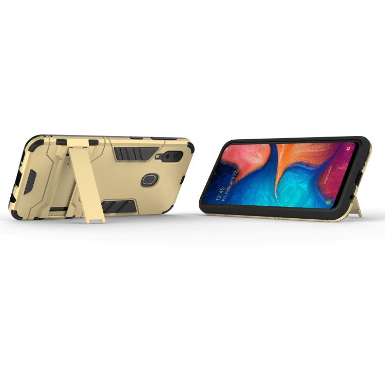 Shockproof PC + TPU Case for Galaxy A20e, with Holder
