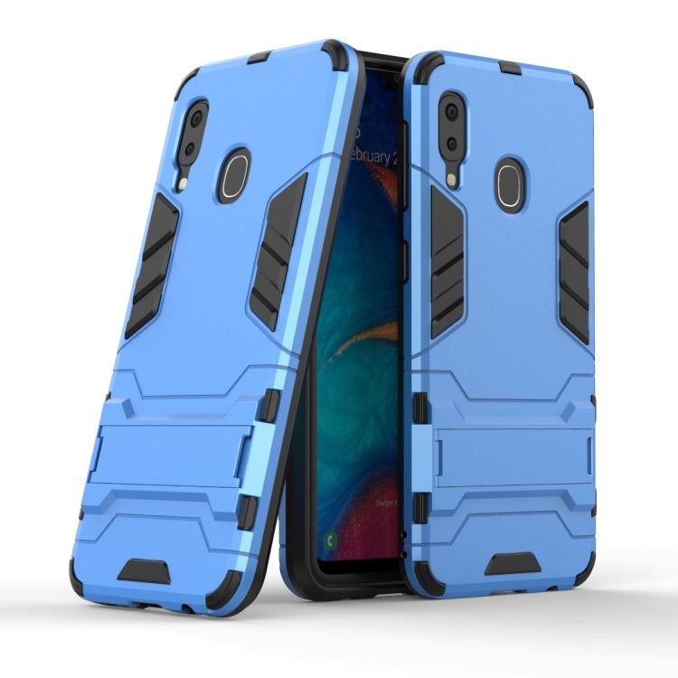 Shockproof PC + TPU Case for Galaxy A20e, with Holder