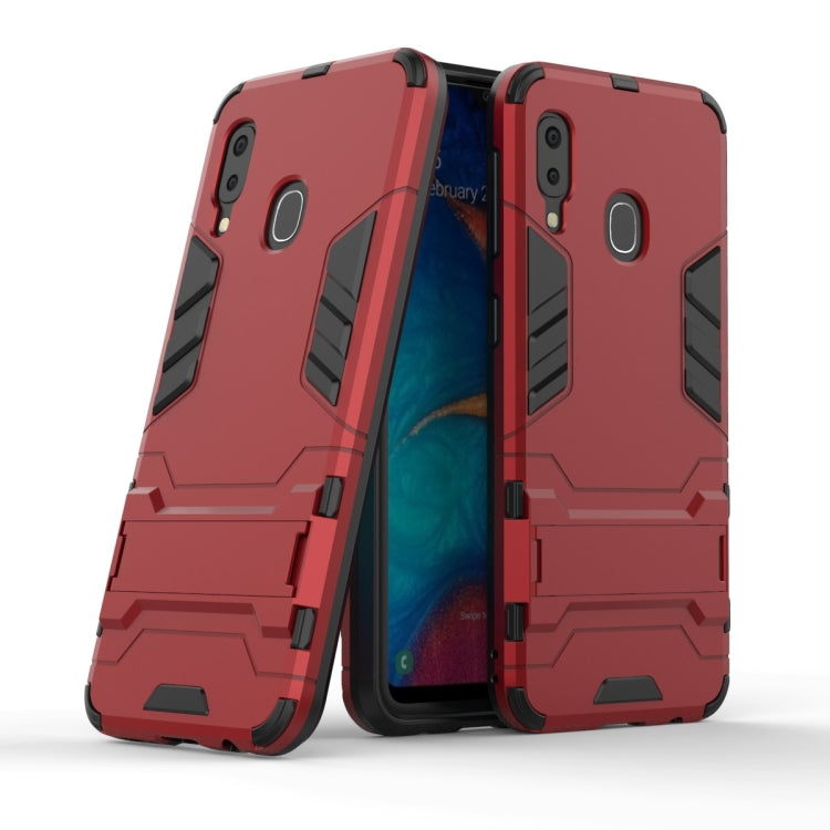 Shockproof PC + TPU Case for Galaxy A20e, with Holder