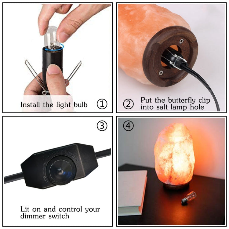 youOKLight YK0075 6 PCS E12 15W Himalayan Salt Lamp Replacement Bulbs Long Lasting Incandescent Light Bulbs