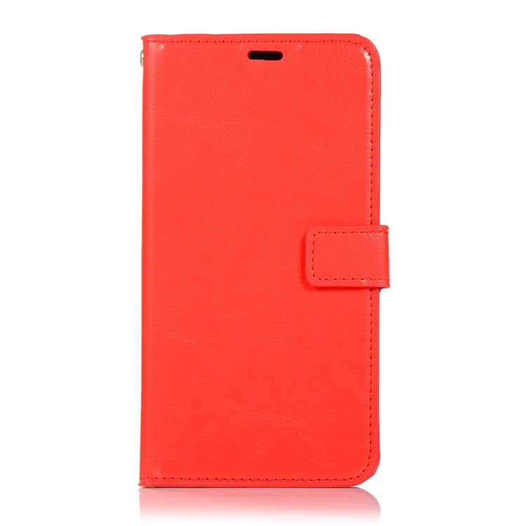 Crazy Horse Texture Horizontal Flip Leather Case with Holder & Card Slots & Wallet & Photo Frame for Galaxy M10
