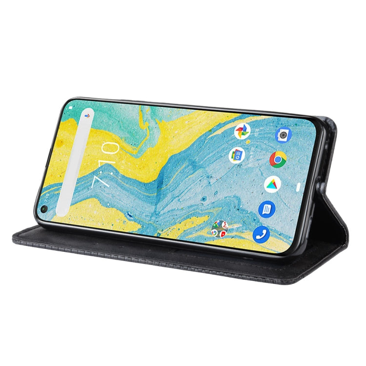 Magnetic Buckle Retro Crazy Horse Texture Horizontal Flip Leather Case for Nokia X71 / 8.1 Plus, with Holder & Card Slots & Photo Frame