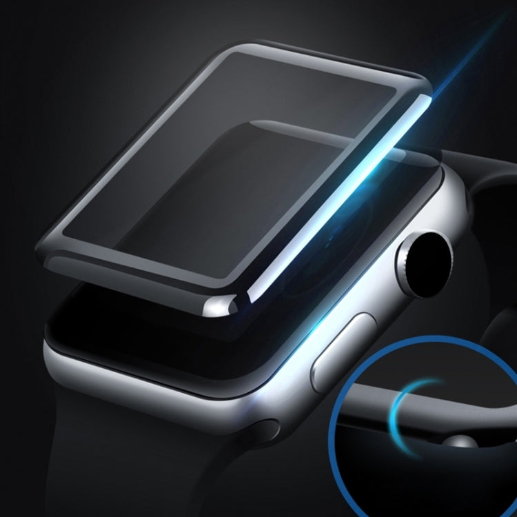 2Pcs mocolo 0.33mm 9H 3D Round Edge Full Glue Tempered Glass Film for Apple Watch Series 4 44mm