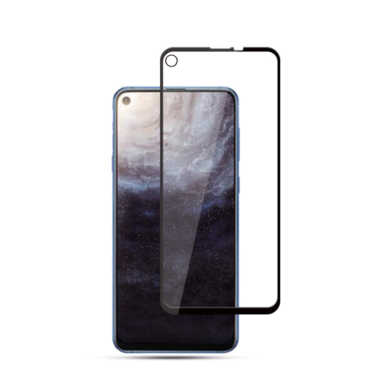 mocolo 0.33mm 9H 2.5D Silk Print Tempered Glass Film for Galaxy A8s
