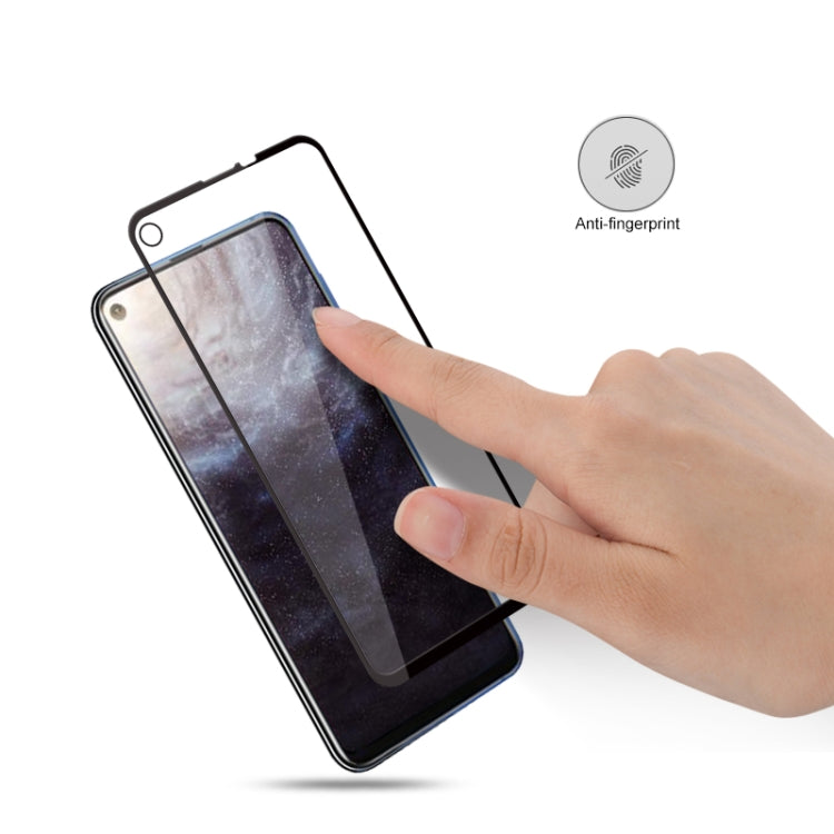 mocolo 0.33mm 9H 2.5D Silk Print Tempered Glass Film for Galaxy A8s