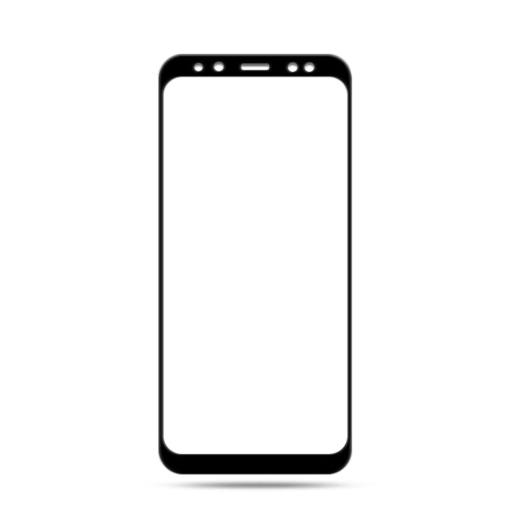 mocolo 0.33mm 9H 2.5D Silk Print Tempered Glass Film for Galaxy A8 2018