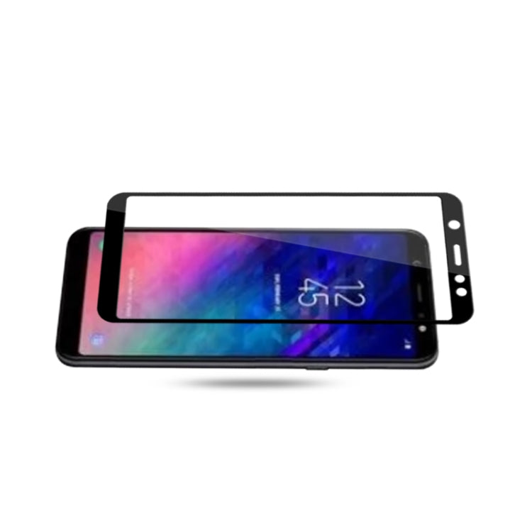 mocolo 0.33mm 9H 2.5D Silk Print Tempered Glass Film for Galaxy A6+