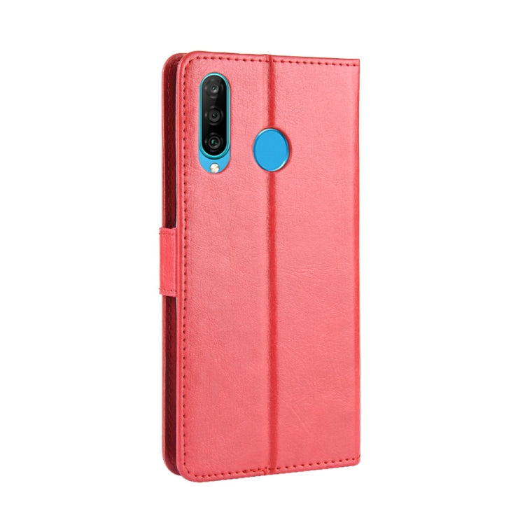 Retro Crazy Horse Texture Horizontal Flip Leather Case for Huawei Enjoy 9s (P Smart+ 2019)  , with Holder & Card Slots & Photo Frame