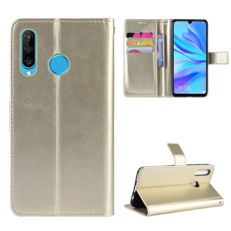 Retro Crazy Horse Texture Horizontal Flip Leather Case for Huawei Enjoy 9s (P Smart+ 2019)  , with Holder & Card Slots & Photo Frame