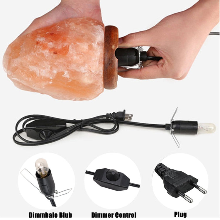 YouOKLight YK6618 2 PCS Salt Lamp Cord and Bulbs Himalayan Salt Lamp Replacement Cord with Dimmer Switch, US / EU Plug
