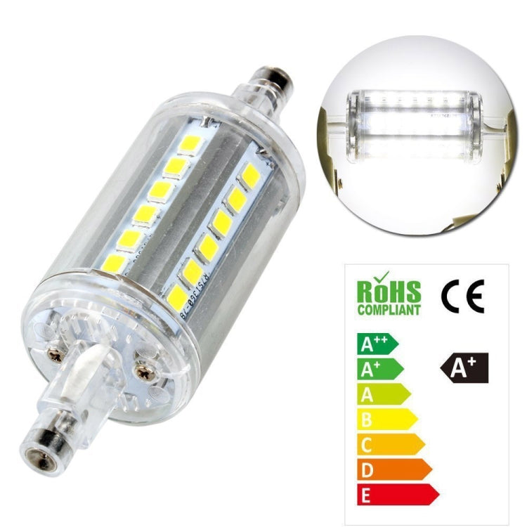 YouOKLight YK1494 6 PCS 5W R7S Base 2835 SMD 6000K White Light LED Light Bulb Double Ended Bulb Replacement, AC 85-265V