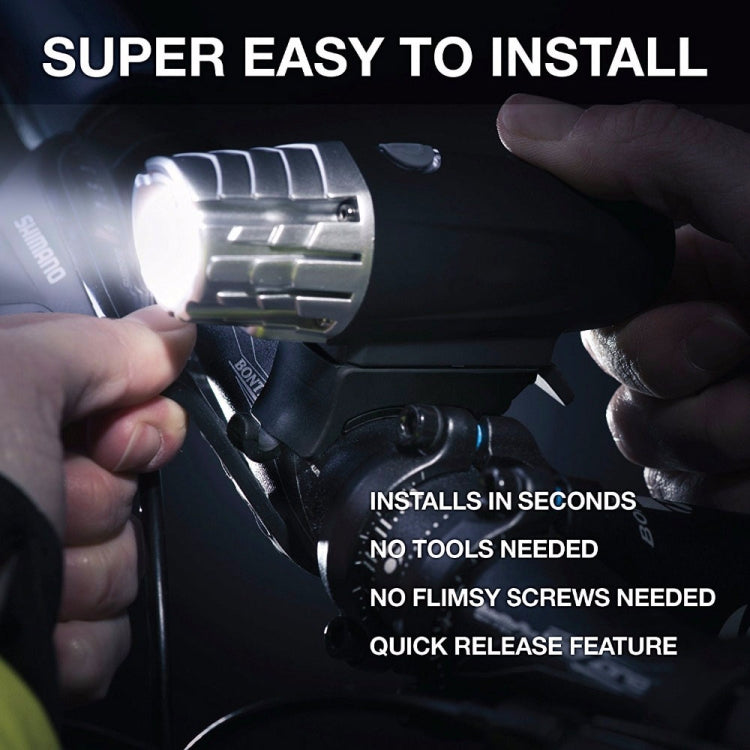 YouOKLight USB Rechargeable Bike Light Set, Super Bright Bike Headlight, Bike Front Lights and Back Safety Rear Flashlight, Easy Installation & IP65 Waterproof, for Kids Men Women Safe Cycling At Night