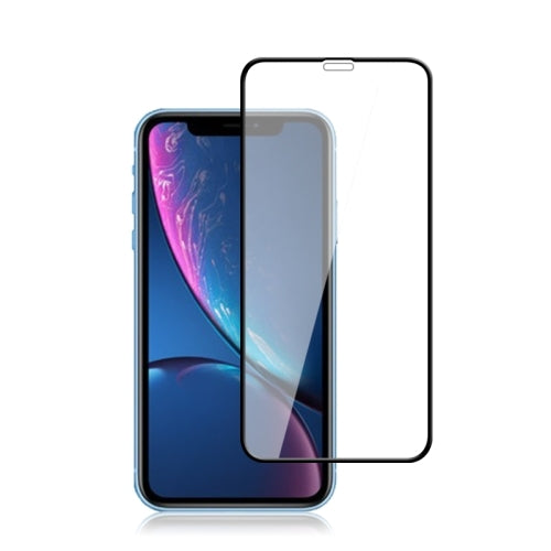 For iPhone XR 10pcs mocolo 0.33mm 9H 2.5D Silk Print Tempered Glass Film