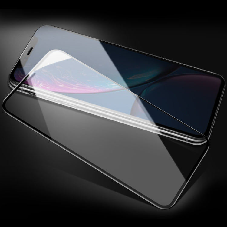 For iPhone XR 10pcs mocolo 0.33mm 9H 2.5D Silk Print Tempered Glass Film