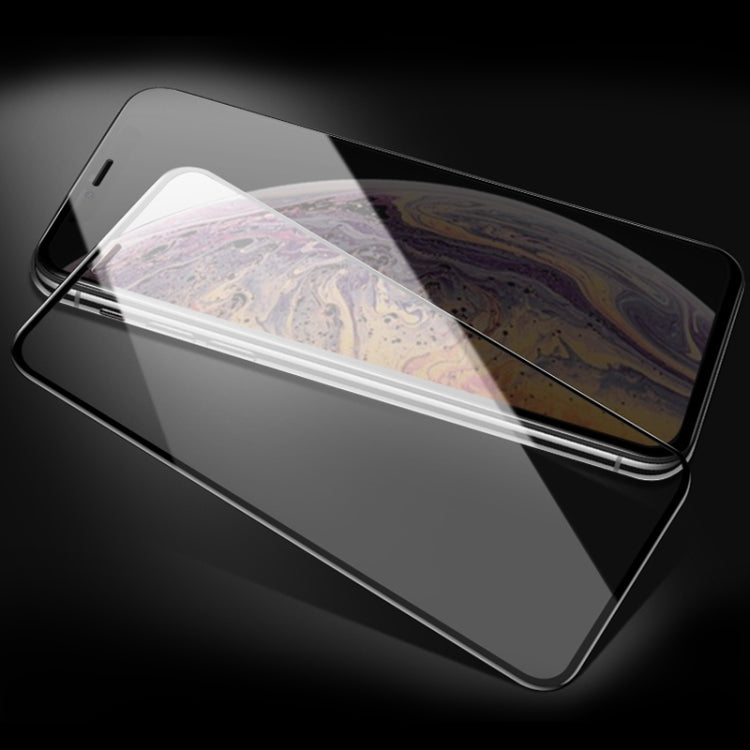 For iPhone XS Max 10pcs mocolo 0.33mm 9H 2.5D Silk Print Tempered Glass Film